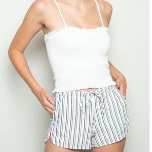 Striped Brandy Shorts